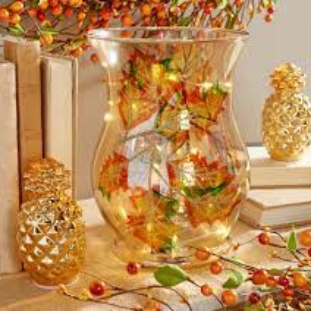 New Autumn Leaf Hurricane w microlight strand